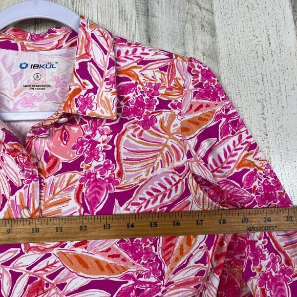 IBKUL Womens Shirts Vibrant Colors Size Small UPF 50+ Stretch‎ Bundle Lots of 2 - Picture 9 of 16